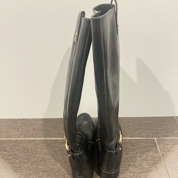 Michael Kors black leather boots - Picture 3 of 4